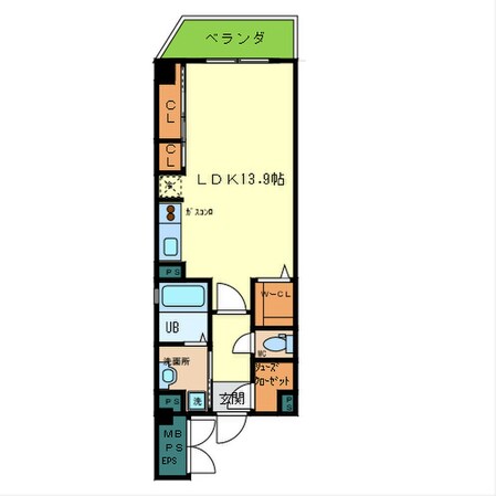 Ciel・D東梅田の物件間取画像